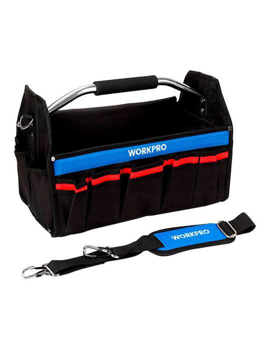 Bolsa de Herramientas, Plegable, 41 x 23,5 x 27 cm WORKPRO