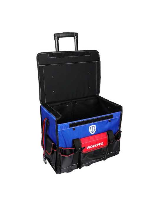Bolsa de Herramientas Rígida con Ruedas, 46 x 27 x 40 cm WORKPRO