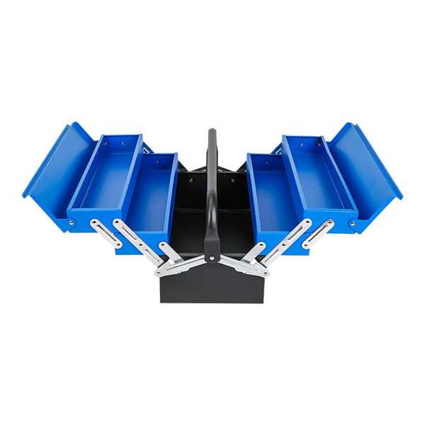 Caja de Herramientas Metálica, 5 Compartimentos, 41,5 × 20 × 20 cm WORKPRO