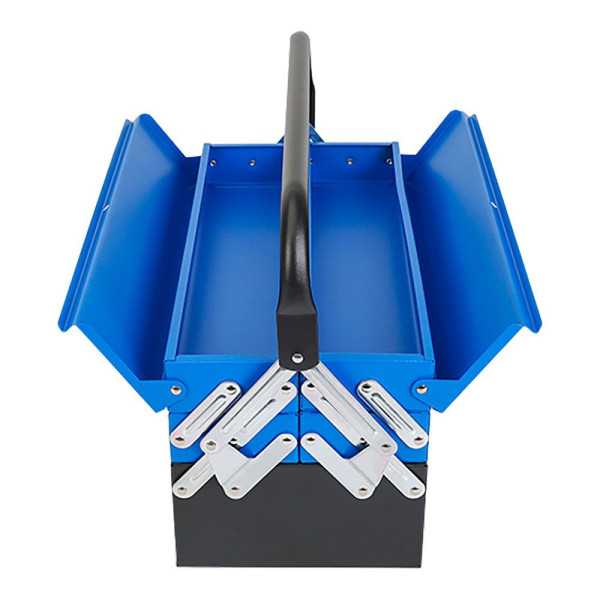 Caja de Herramientas Metálica, 5 Compartimentos, 41,5 × 20 × 20 cm WORKPRO