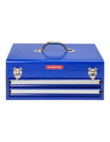 Caja de Herramientas, Metálica, 2 Cajones, 46 x 24 x 22 cm WORKPRO 2