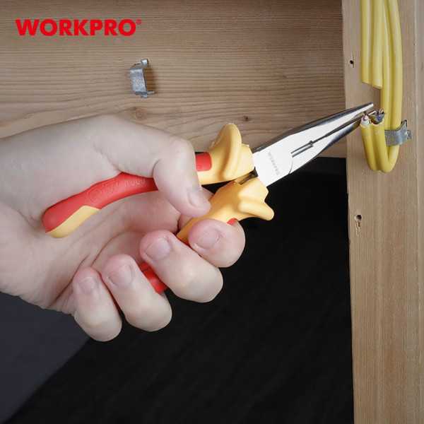 Alicates Aislados, Juego 4 Piezas WORKPRO