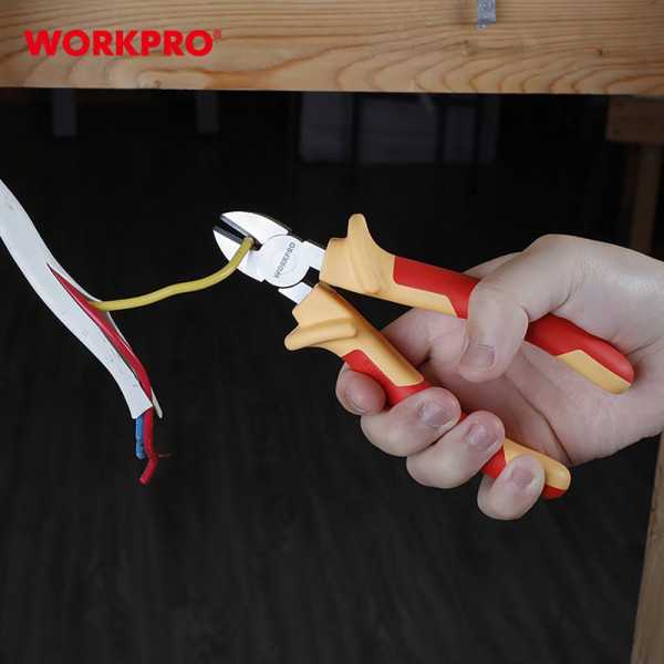 Alicates Aislados, Juego 4 Piezas WORKPRO