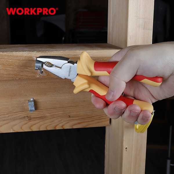 Alicates Aislados, Juego 4 Piezas WORKPRO
