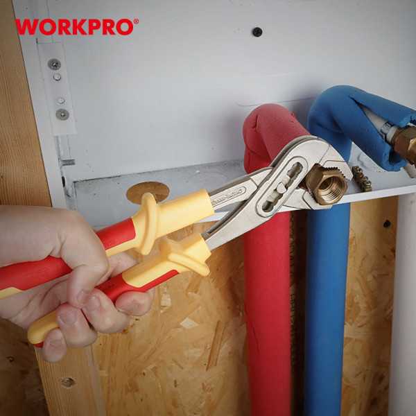 Alicates Aislados, Juego 4 Piezas WORKPRO