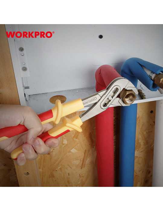 Alicates Aislados, Juego 4 Piezas WORKPRO