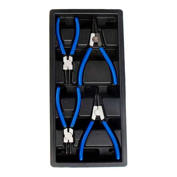Alicates para Arandelas de Seguridad, Juego 4 Piezas, Serie Modular WORKPRO
