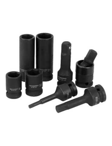 Vasos de Impacto ½ pulg, Juego 27 Piezas WORKPRO 2