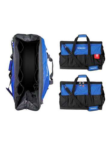 Bolsa de Herramientas con Cremallera con Base Impermeable 60 x 26 x 40 cm WORKPRO 2