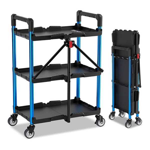 Carro Herramientas Plegable de Tres Niveles, 61 x 44 x 88,5 cm WORKPRO