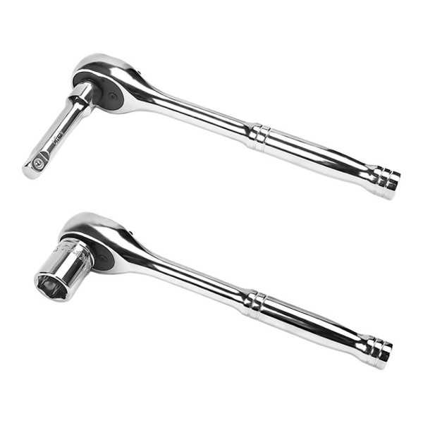 Llave de Carraca y Vasos 3/8 pulg, Soporte Giratorio, Juego 20 Piezas, Métrico-Sae WORKPRO