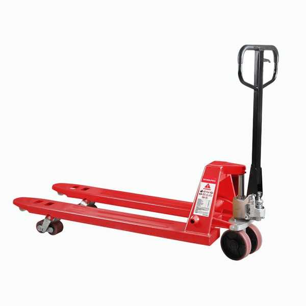 Carretilla Transpaleta Manual de 2,5 T, Roja, 1150 x 550 mm WORKPRO