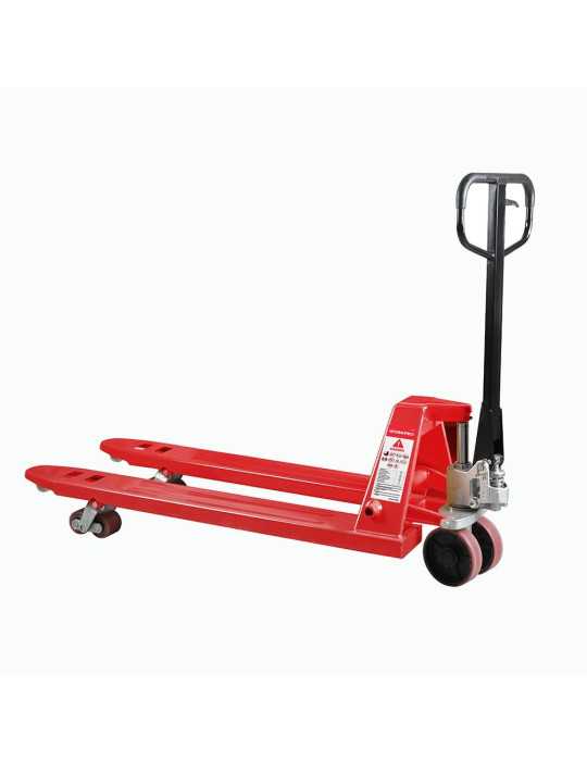Carretilla Transpaleta Manual de 2,5 T, Roja, 1150 x 550 mm WORKPRO