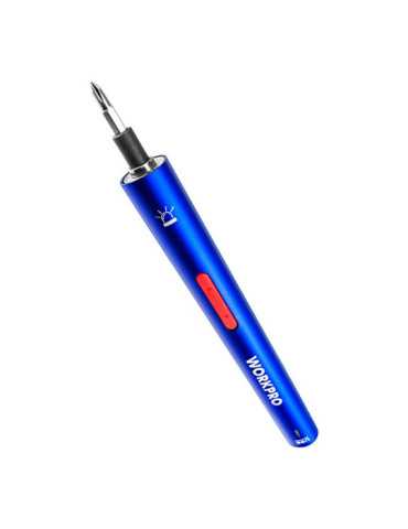Kit Destornillador de Precisión Recargable 3,6 V USB, 26 Accesorios WORKPRO 2