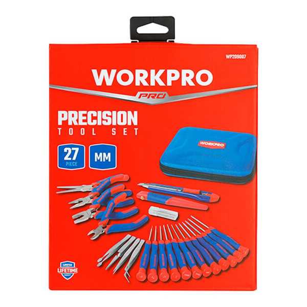 Herramientas de Precisión, Juego 27 Piezas WORKPRO