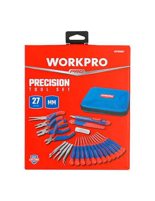 Herramientas de Precisión, Juego 27 Piezas WORKPRO