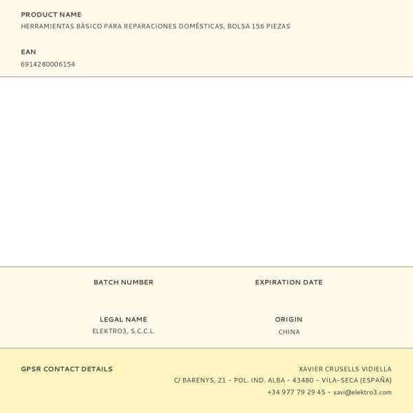 Juego de Herramientas para Reparaciones Domésticas, Bolsa 156 Piezas WORKPRO