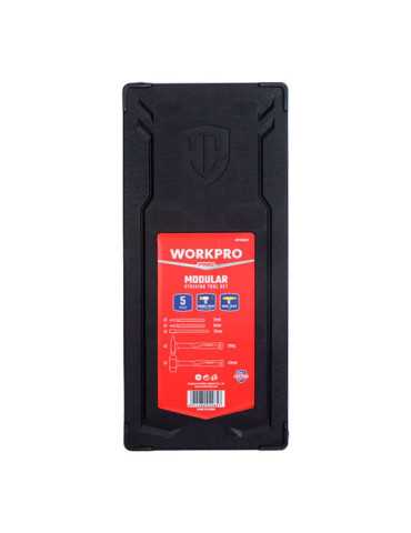 Herramienta de Golpeo, Juego 5 Piezas, Serie Modular WORKPRO 2