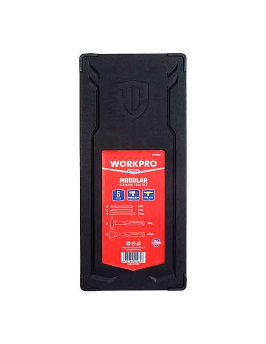 Herramienta de Golpeo, Juego 5 Piezas, Serie Modular WORKPRO