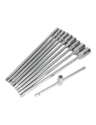 Llave T con Vasos Intercambiables, 8-19 mm, Juego 10 Piezas, Serie Modular WORKPRO 2