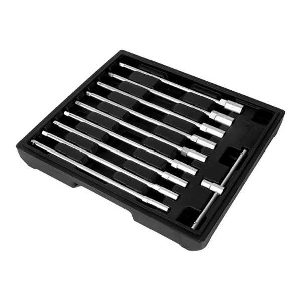 Llave T con Vasos Intercambiables, 8-19 mm, Juego 10 Piezas, Serie Modular WORKPRO