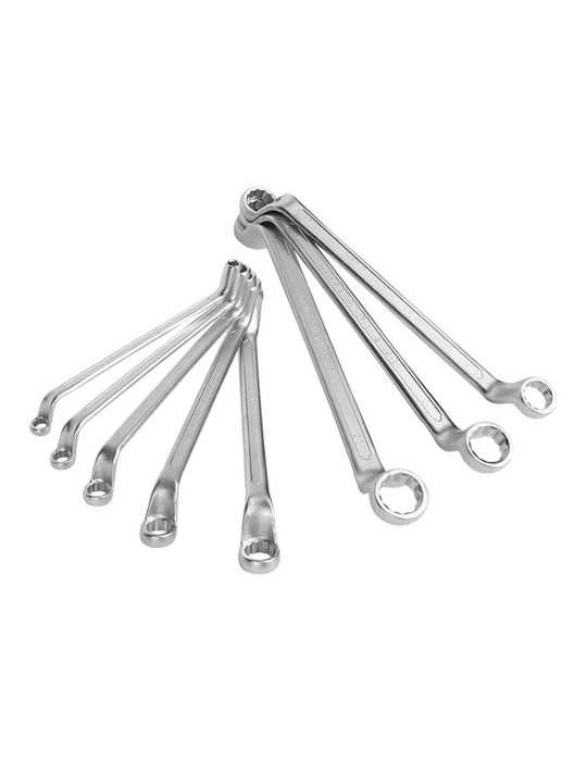 Llaves de Estrella Acodadas Dobles, Juego 8 Piezas WORKPRO
