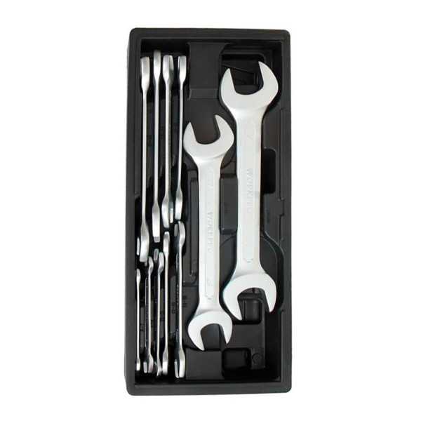 Llave Fija Doble Abierta, Juego 11 Piezas, Serie Modular WORKPRO