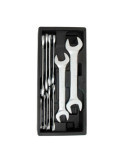Llave Fija Doble Abierta, Juego 11 Piezas, Serie Modular WORKPRO