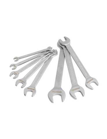 Llave Fija Doble, Juego 8 Piezas WORKPRO