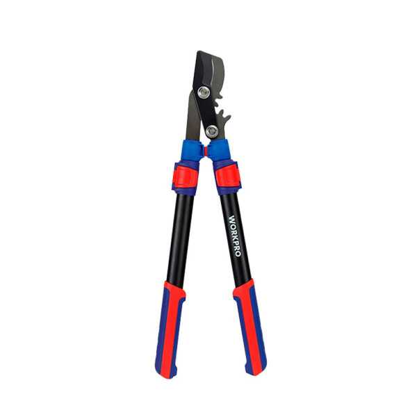 Tijeras Poda Dos Manos Bypass, Extensible 625 - 925 mm, Ahorro Esfuerzo, Capacidad Máxima Corte Ø44 mm WORKPRO
