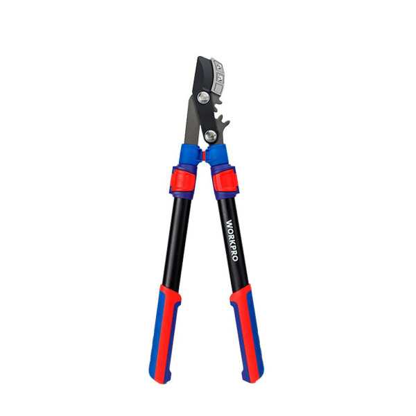 Tijeras Poda Dos Manos Yunque, Extensible, Ahorro Esfuerzo, Capacidad Máxima Corte Ø44 mm, 625 - 925 mm WORKPRO