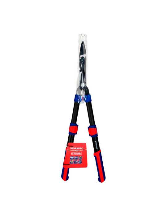 Tijeras Cortasetos, Hoja Ondulada, Extensible 625 - 830 mm WORKPRO