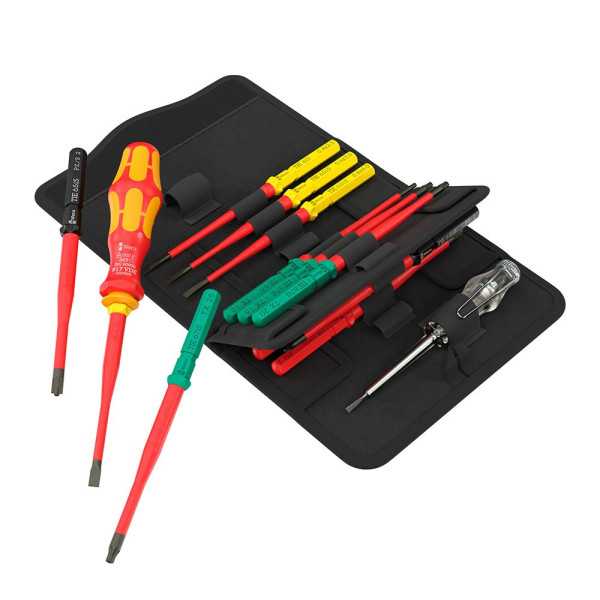 Destornilladores Vde, Extra Slim 1, Juego 16 Piezas WERA