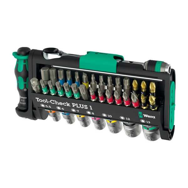 Juego Herramientas Chek Plus 1, 39 piezas WERA