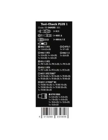 Juego Herramientas Chek Plus 1, 39 piezas WERA 2