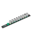 Vasos ½ pulg Rail C4, Juego 9 Piezas WERA