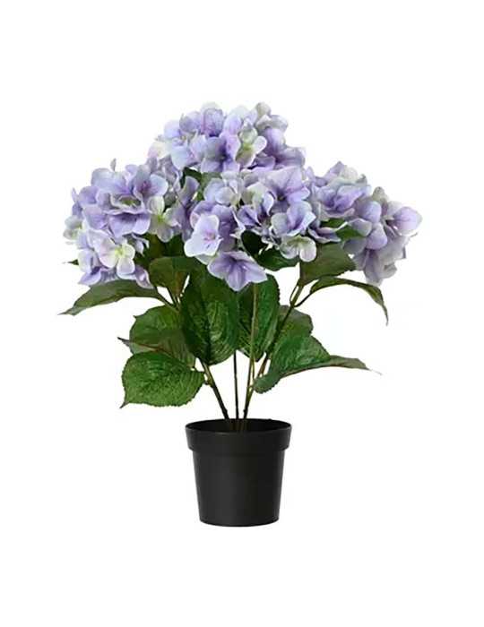 Maceta de Hortensias Artificiales Lilas, Ø28 x 46 cm EVERLANDS