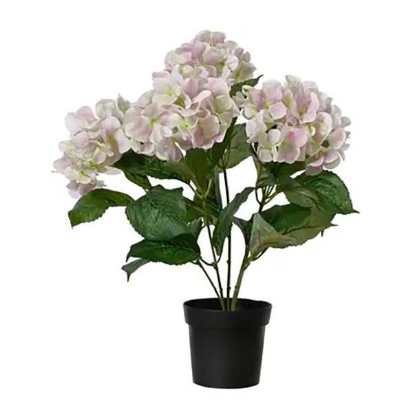 Maceta de Hortensias Artificiales Rosa Clarito, Ø28 x 46 cm EVERLANDS