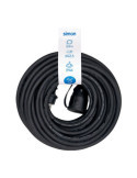 Prolongador Profesional 20 m, IP44, H07RN-F 3 G 2,5 mm², 1 Toma con Tapa, 16 A 250 V~, Negro SIMON
