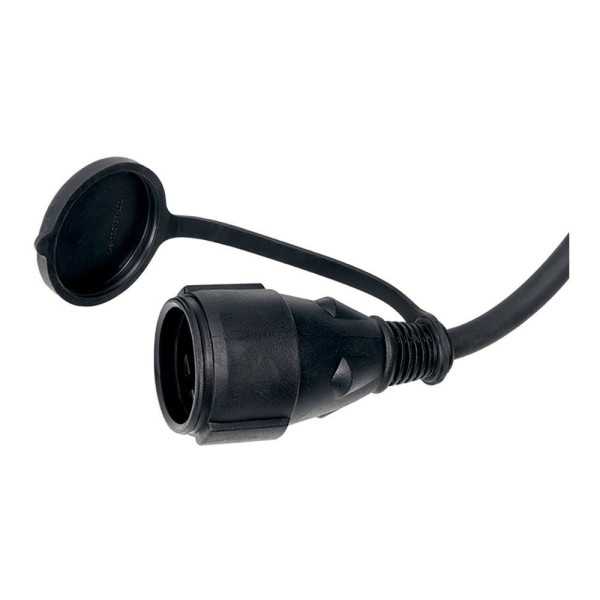 Prolongador Profesional 20 m, IP44, H07RN-F 3 G 2,5 mm², 1 Toma con Tapa, 16 A 250 V~, Negro SIMON