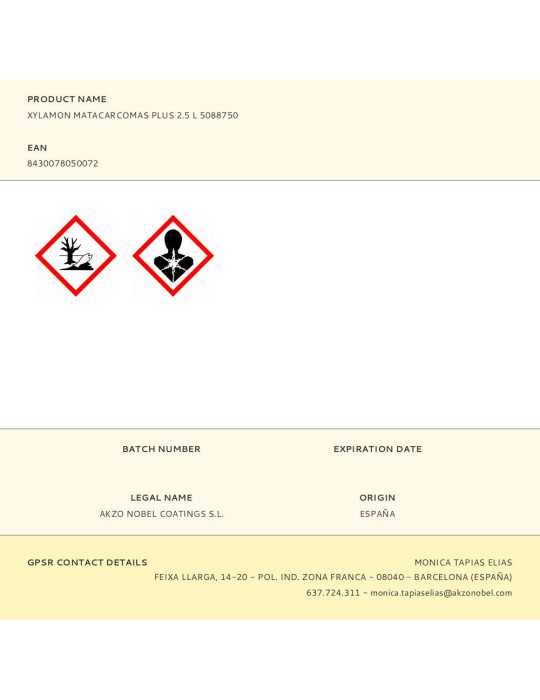 Tratamiento Matacarcomas Plus 2,5 L XYLAMON