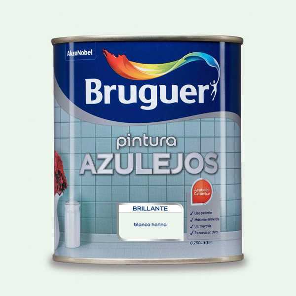 Pintura Azulejos Blanco Harina Brillante 750 ml BRUGUER