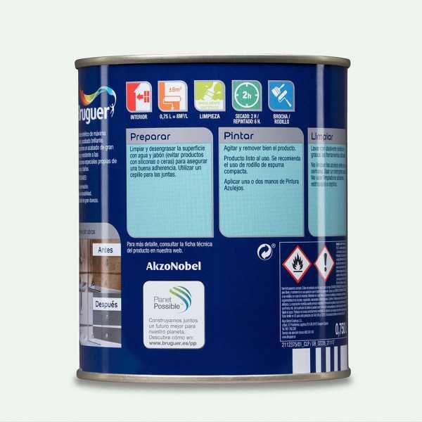 Pintura Azulejos Blanco Harina Brillante 750 ml BRUGUER