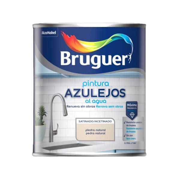 Pintura Azulejos al Agua Piedra Natural Satinado 750 ml BRUGUER