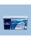 Pintura Paredes y Techos, Color Mediterráneo Azul Natural, 4 l BRUGUER