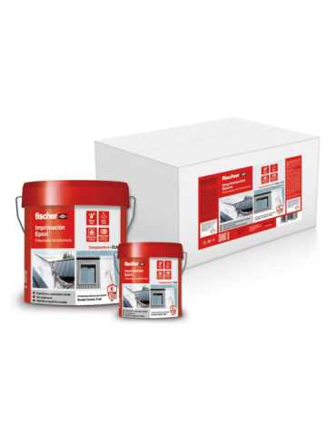 Imprimación Bicomponente Blanco de Resina Epoxi 3 l + Endurecedor 1 l FISCHER