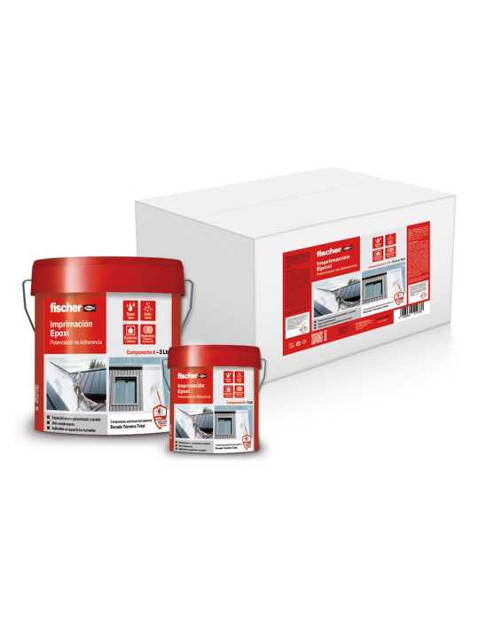 Imprimación Bicomponente Blanco de Resina Epoxi 3 l + Endurecedor 1 l FISCHER