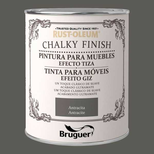 Rust-Oleum Chalky Finish Muebles Antracita 750 ml BRUGUER