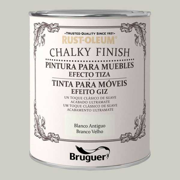 Rust-Oleum Chalky Finish Muebles Blanco Antiguo 750 ml BRUGUER