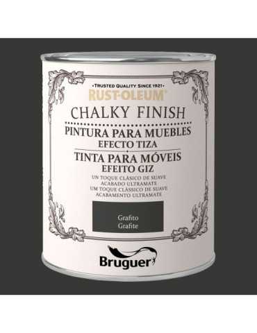 Rust-Oleum Chalky Finish Muebles Grafito 750 ml BRUGUER